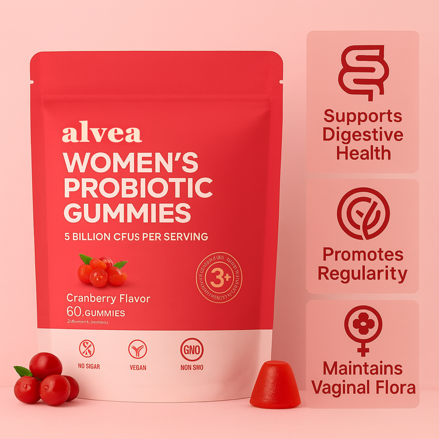 Cranberry Probiotic Gummies