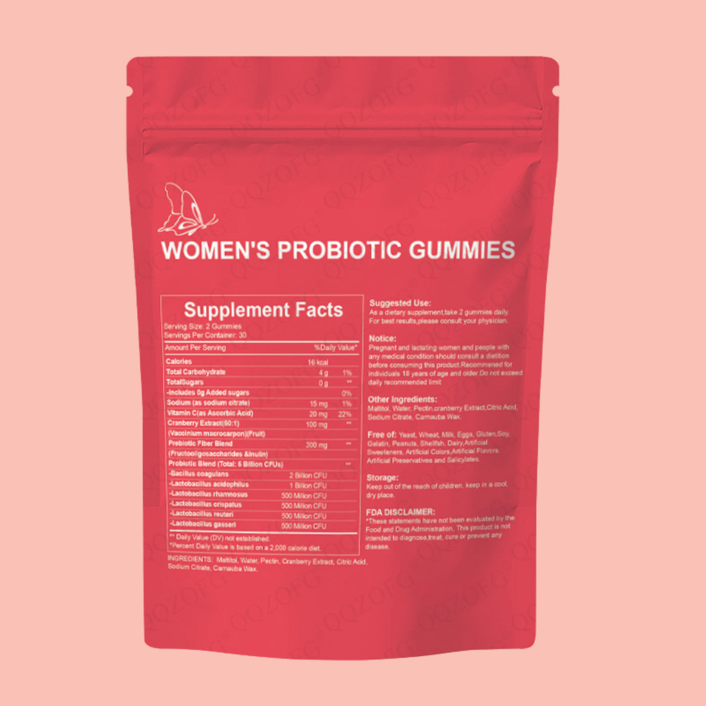 Cranberry Probiotic Gummies