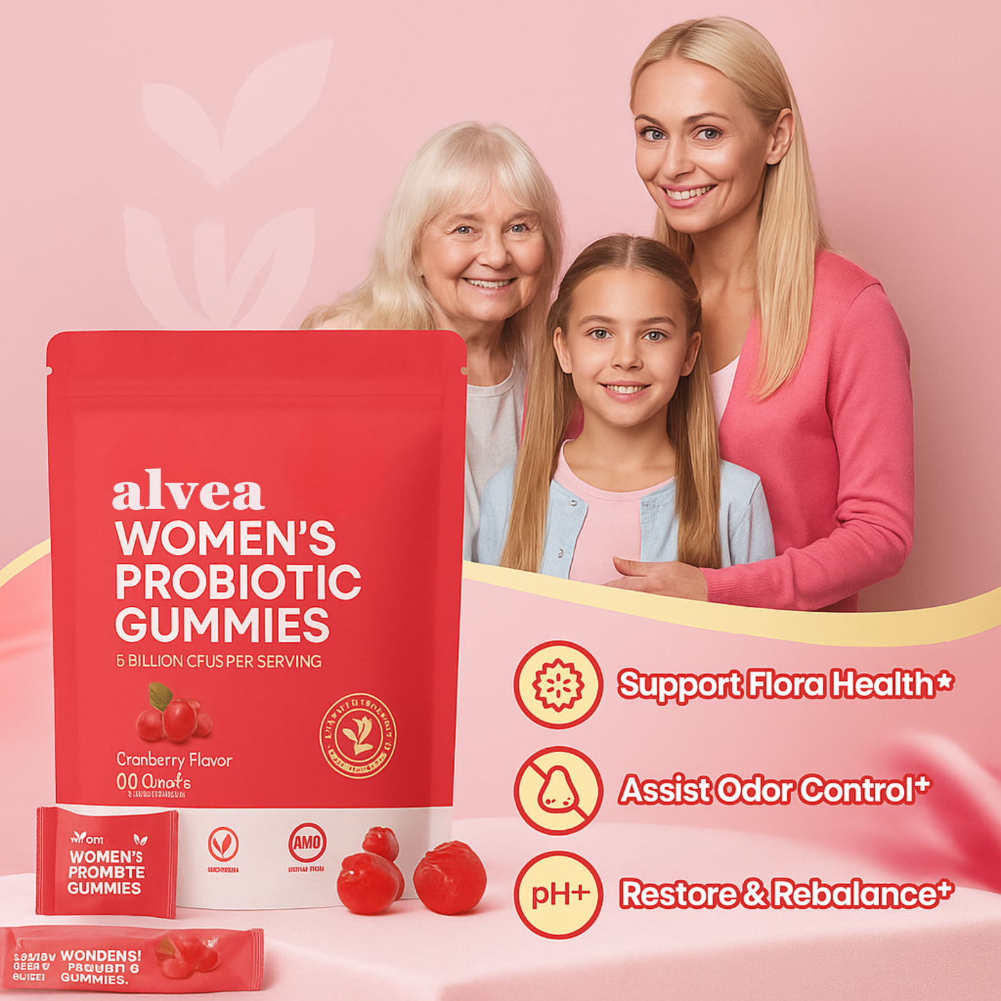 Cranberry Probiotic Gummies